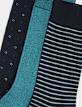 3 Pack Mercerised Cotton Rich Socks