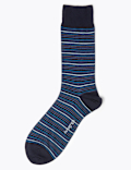 Striped Modal Pima Cotton Socks