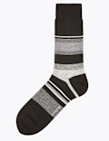 Striped Modal Pima Cotton Socks