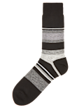 Striped Modal Pima Cotton Socks