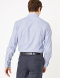 Slim Fit Cotton Textured Shirt
