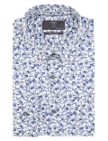 Slim Fit Bamboo Print Shirt