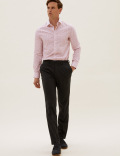 Slim Fit Pure Cotton Floral Shirt