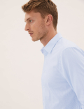 Regular Fit Pure Cotton Striped Shirt