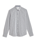 Slim Fit Cotton Rich Stretch Striped Shirt