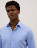 Slim Fit Cotton Rich Stretch Shirt