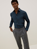 Slim Fit Cotton Rich Stretch Shirt