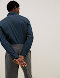 Slim Fit Cotton Rich Stretch Shirt