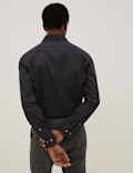 Slim Fit Cotton Rich Stretch Shirt