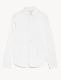 Slim Fit Cotton Rich Stretch Shirt