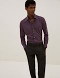 Slim Fit Jersey Cotton Shirt