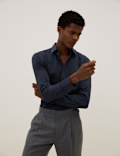 Slim Fit Jersey Cotton Shirt