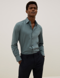 Slim Fit Jersey Cotton Shirt