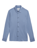 Slim Fit Jersey Cotton Shirt