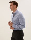 Tailored Fit Striped Stretch Shirt