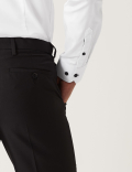 Slim Fit Pure Cotton Textured Shirt