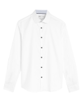 Slim Fit Pure Cotton Textured Shirt