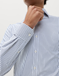 The Ultimate Regular Fit Non Iron Jersey Striped Shirt