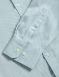 Regular Fit Non Iron Pure Cotton Textured Shirt