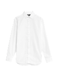 Regular Fit Pure Cotton Textured Shirt