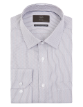 Regular Fit Twill Stripe Non-Iron Shirt