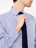 Pure Cotton Regular Fit Striped Shirt