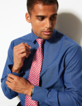 Cotton Blend Regular Fit Non-Iron Shirt
