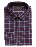 Tailored Fit Pure Cotton Twill Check Shirt