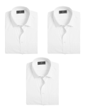 3pk Regular Fit Easy Iron Short Sleeve Shirts