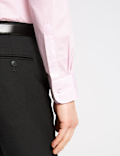 Cotton Blend Slim Fit Shirt