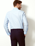 Cotton Blend Slim Fit Shirt