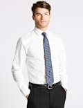 Cotton Blend Slim Fit Shirt