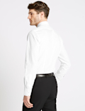 Cotton Blend Slim Fit Shirt