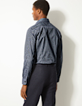 Cotton Blend Skinny Fit Shirt