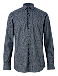 Cotton Blend Skinny Fit Shirt