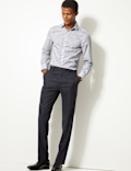 Cotton Blend Skinny Fit Shirt