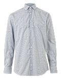 Cotton Blend Skinny Fit Shirt