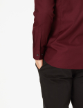 Slim Fit Easy Iron Textured Shirt