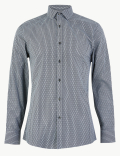 Skinny Fit Bug Print Shirt