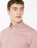 Slim Fit Easy Iron Cotton Rich Check Shirt