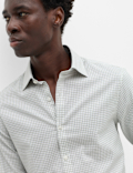 Regular Fit Pure Cotton Check Shirt
