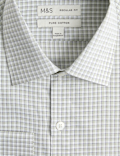 Regular Fit Pure Cotton Check Shirt