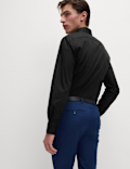 Slim Fit Easy Iron Cotton Blend Shirt