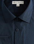 Regular Fit Easy Iron Cotton Blend Shirt