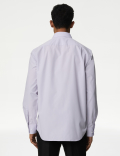 Regular Fit Easy Iron Cotton Blend Shirt