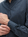 Regular Fit Easy Iron Cotton Blend Shirt