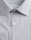 Regular Fit Easy Iron Cotton Blend Shirt