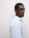 Regular Fit Pure Cotton Dobby Spot Shirt