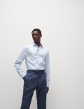 Regular Fit Pure Cotton Dobby Spot Shirt
