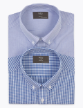 2 Pack Striped Short Sleeve Shirts